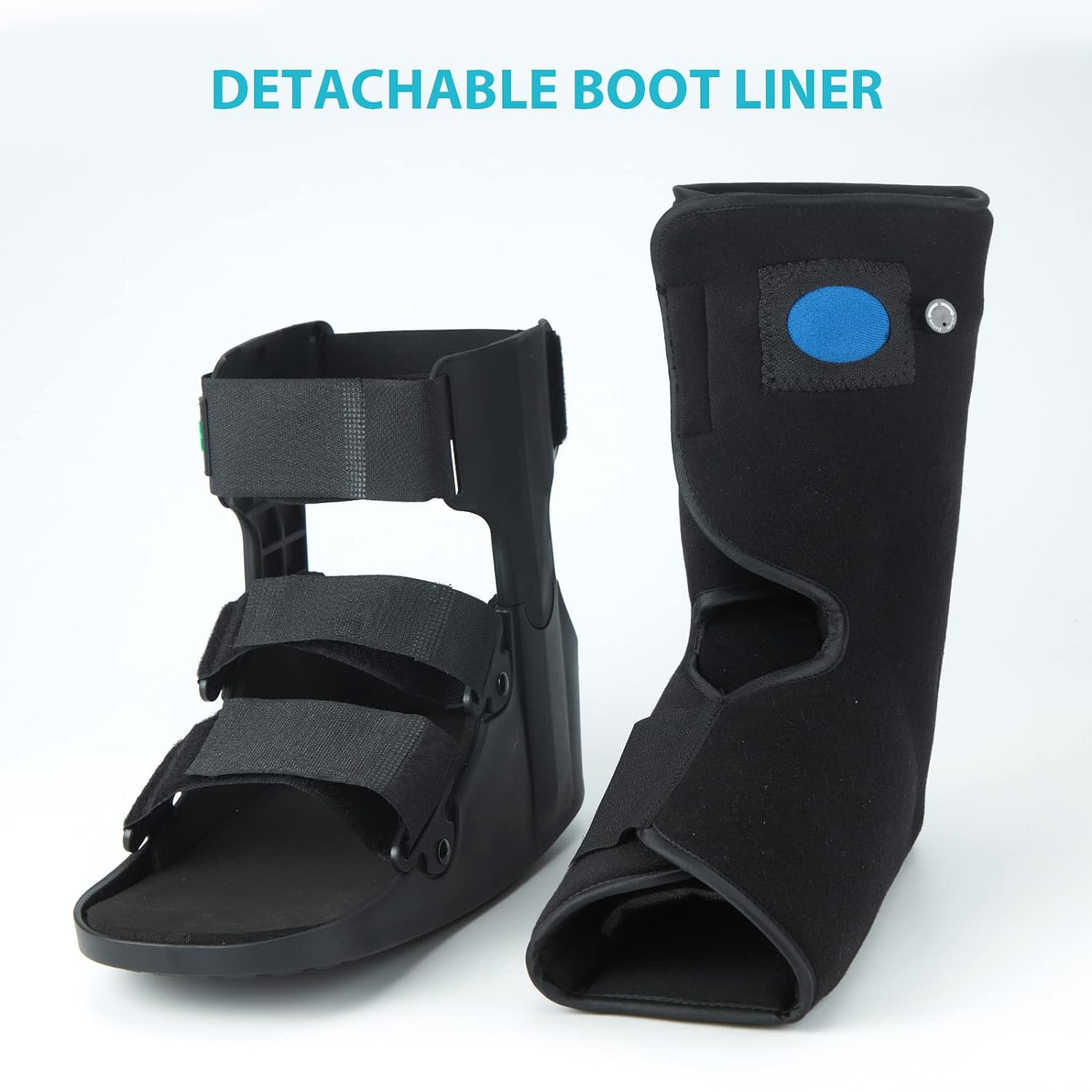 Inflatable Short Adjustable Walker Boot Brace for 02