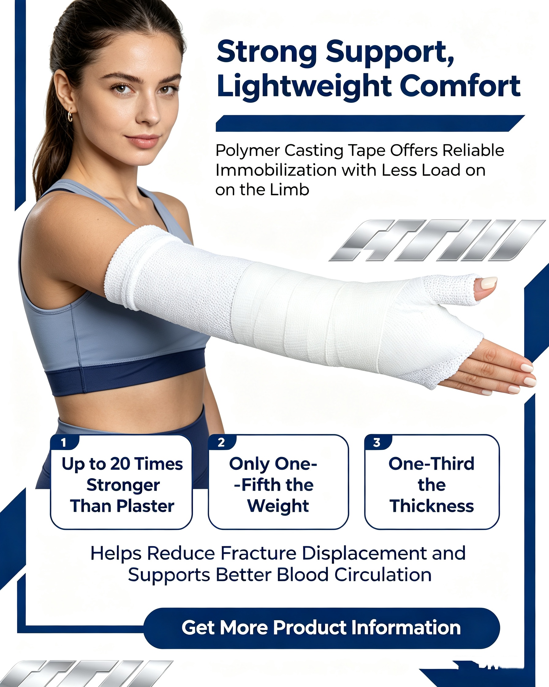 Kangda Polymer Casting Tape : Advanced Medical Dressing