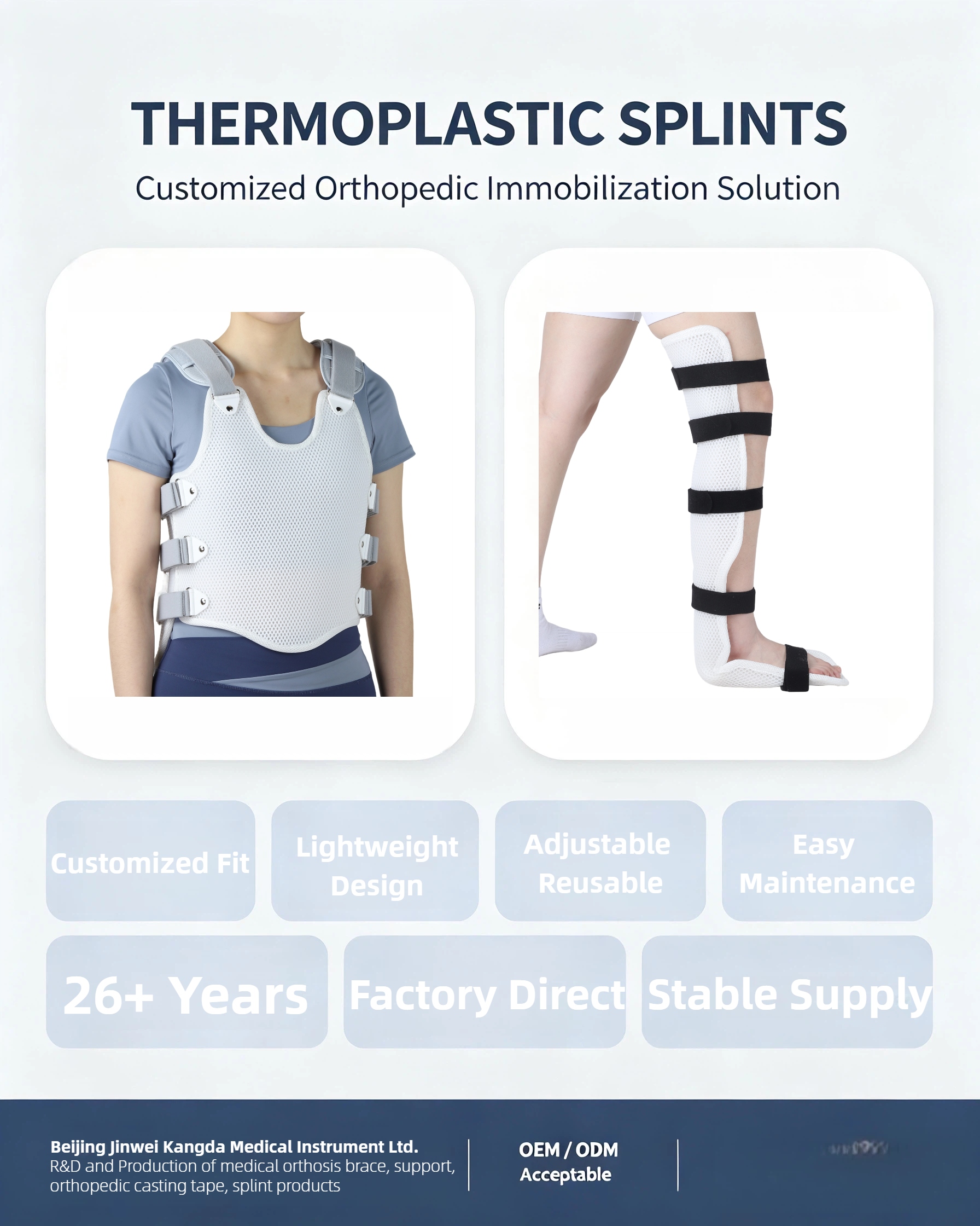 Thermoplastic Splints: A Modern Solution for Customized Orthopedic Immobilization